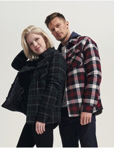 S-03989-Unisex Checkered Overshirt Noah 2